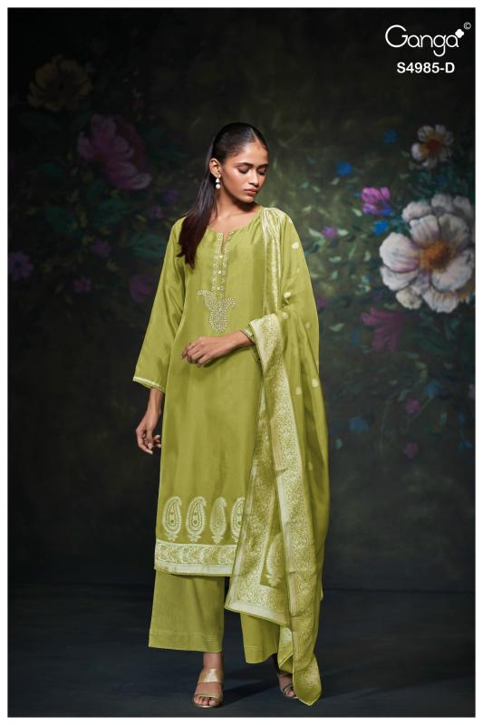 Ganga miorra 4985 wholesale dress material in rajkot